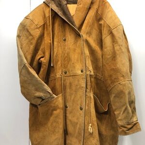 Tan leather Jacket.